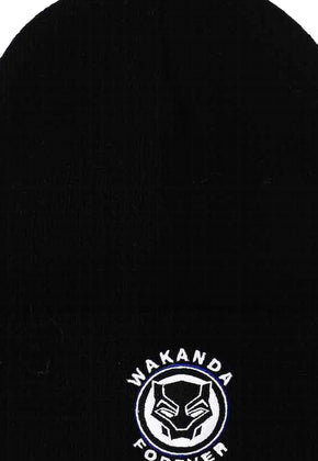 Wakanda Forever Black Panther Cuff Beanie