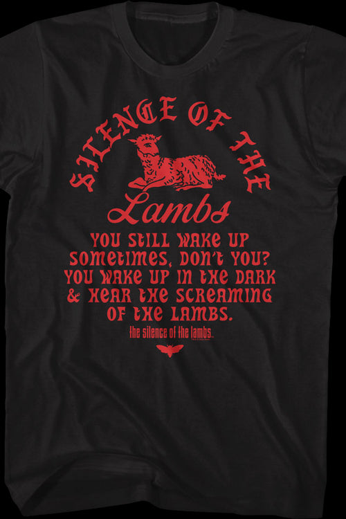 Wake Up in the Dark Silence of the Lambs T-Shirtmain product image