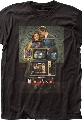 WandaVision TV Collage Marvel Comics T-Shirt