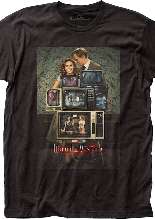 WandaVision TV Collage Marvel Comics T-Shirt - main product image