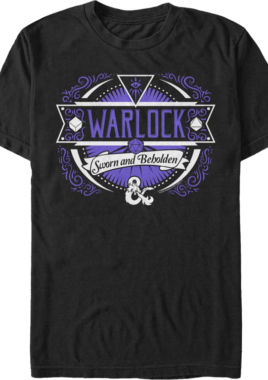 Warlock Dungeons & Dragons T-Shirt - main product image