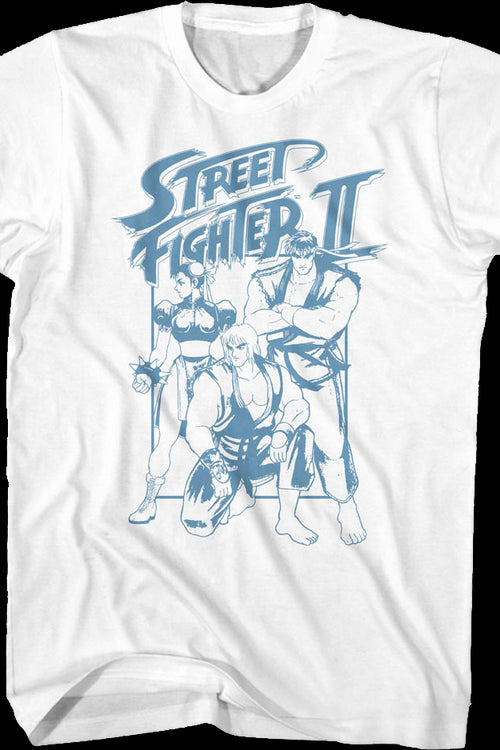 Warrior Poses Street Fighter T-Shirtmain product image