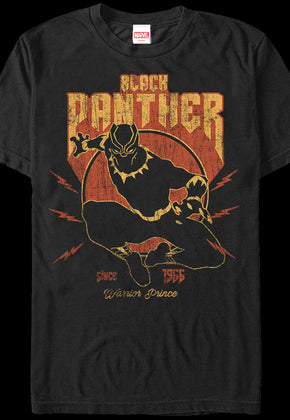 Warrior Prince Black Panther T-Shirt