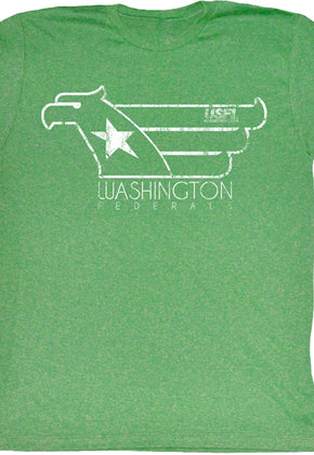 Green Washington Federals USFL T-Shirt