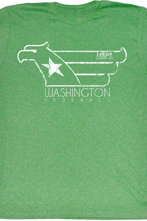 Green Washington Federals USFL T-Shirtmain product image