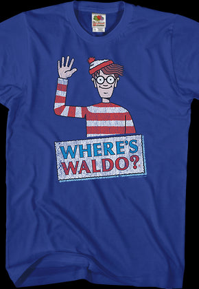 Waving Where's Waldo T-Shirt