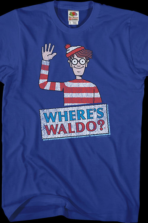 Waving Where's Waldo T-Shirtmain product image