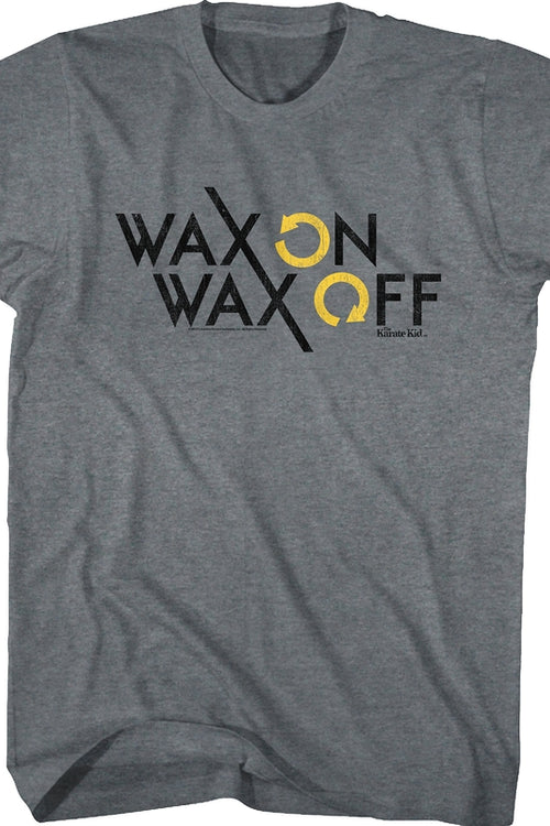 Wax On Wax Off Directions Karate Kid T-Shirtmain product image