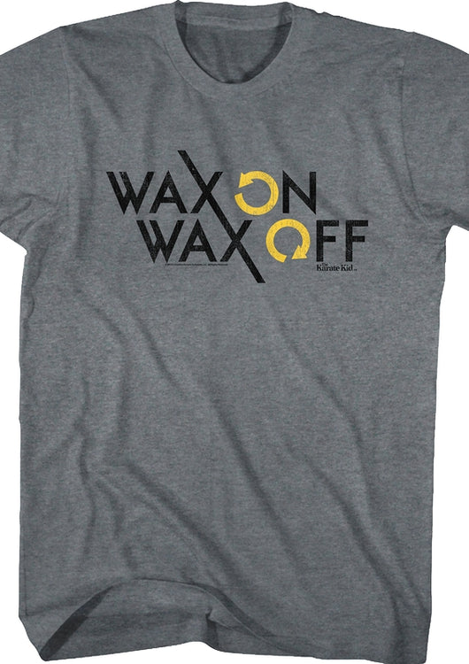 Wax On Wax Off Directions Karate Kid T-Shirt - main product image