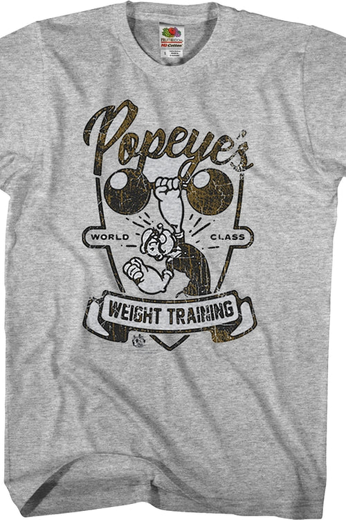 Weight Training Popeye T-Shirtmain product image