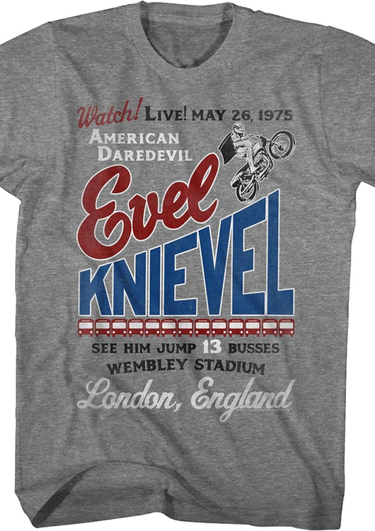 Wembley Stadium Evel Knievel T-Shirt - main product image