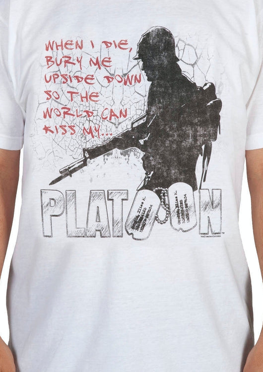 When I Die Platoon Shirt - main product image