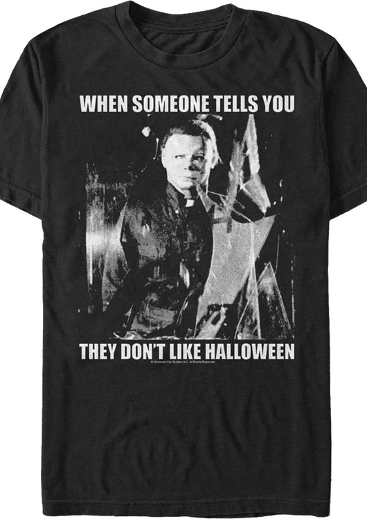 When Someone Tells You They Don't Like Halloween T-Shirt - main product image
