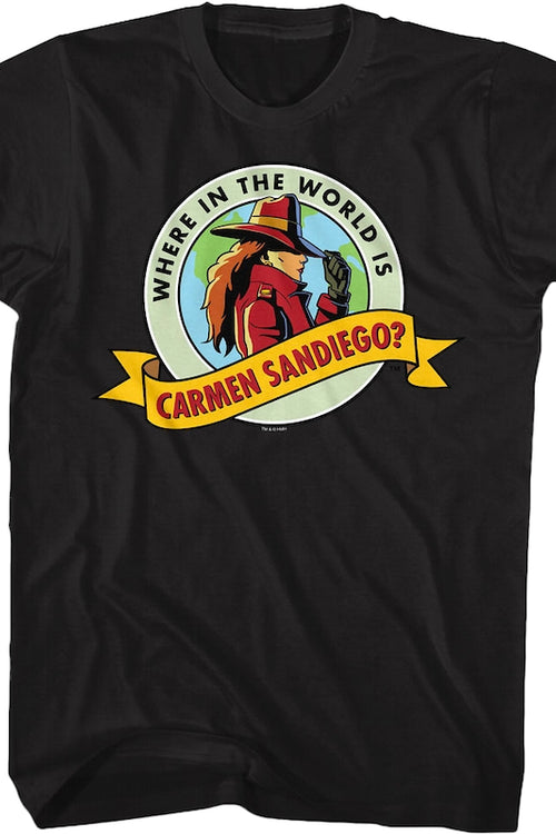 Where In The World Is Carmen Sandiego T-Shirtmain product image