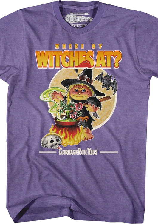 Where My Witches At Garbage Pail Kids T-Shirt - main product image