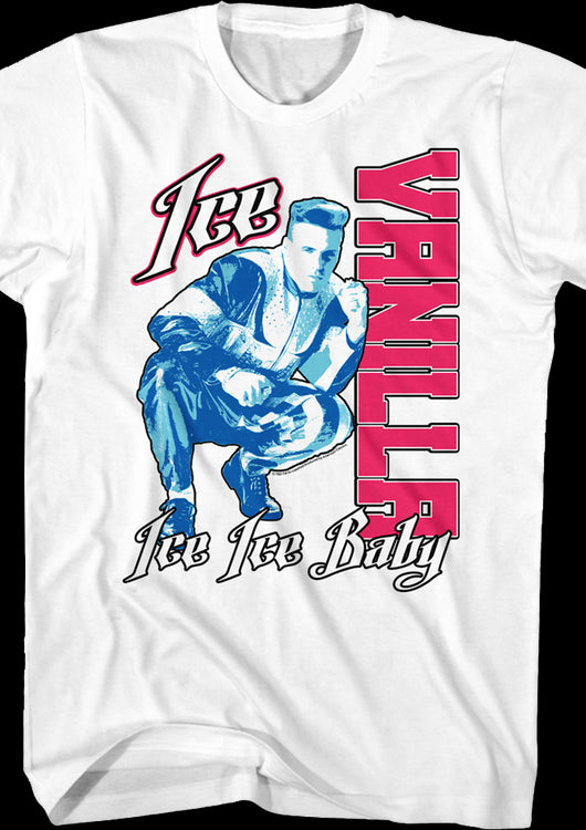White Ice Ice Baby Vanilla Ice T-Shirt - main product image