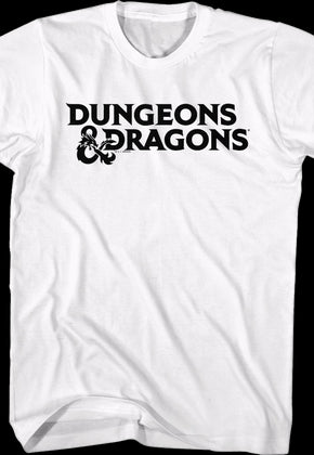 White Logo Dungeons & Dragons T-Shirt