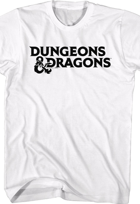White Logo Dungeons & Dragons T-Shirt