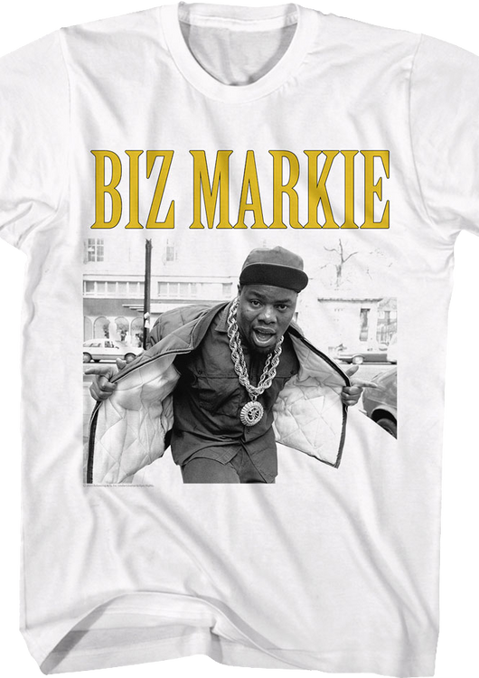 White Photo Biz Markie T-Shirt - main product image