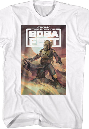 White The Book Of Boba Fett Poster Star Wars T-Shirt