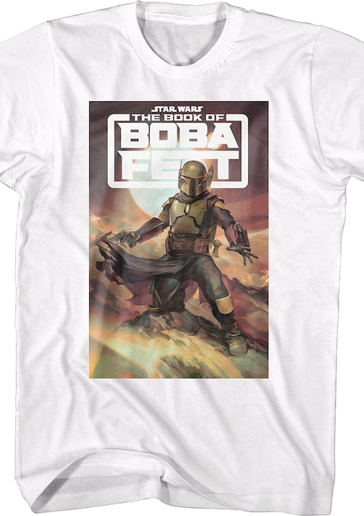 White The Book Of Boba Fett Poster Star Wars T-Shirt - main product image