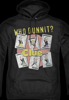 Who Dunnit Clue Hoodie