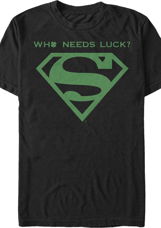 Who Needs Luck? Superman DC Comics T-Shirt - main product image