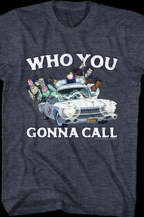 Who You Gonna Call Real Ghostbusters Cast T-Shirtmain product image