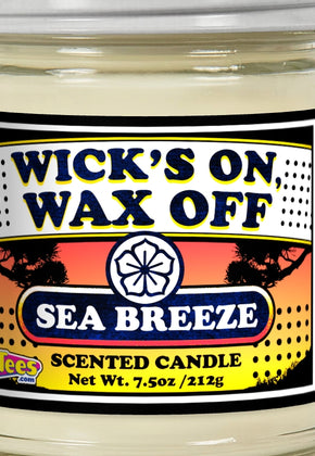 Wick's On Wax Off Sea Breeze Scented Karate Kid Candle