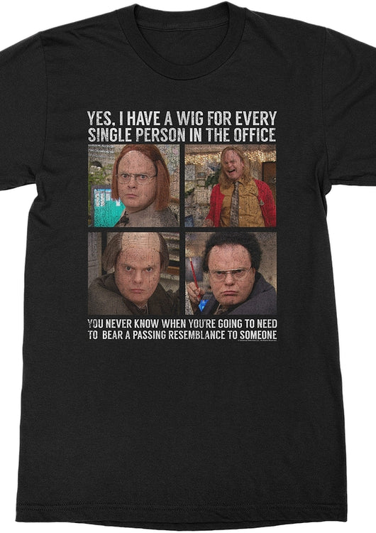 Wig For Every Single Person The Office T-Shirt - main product image