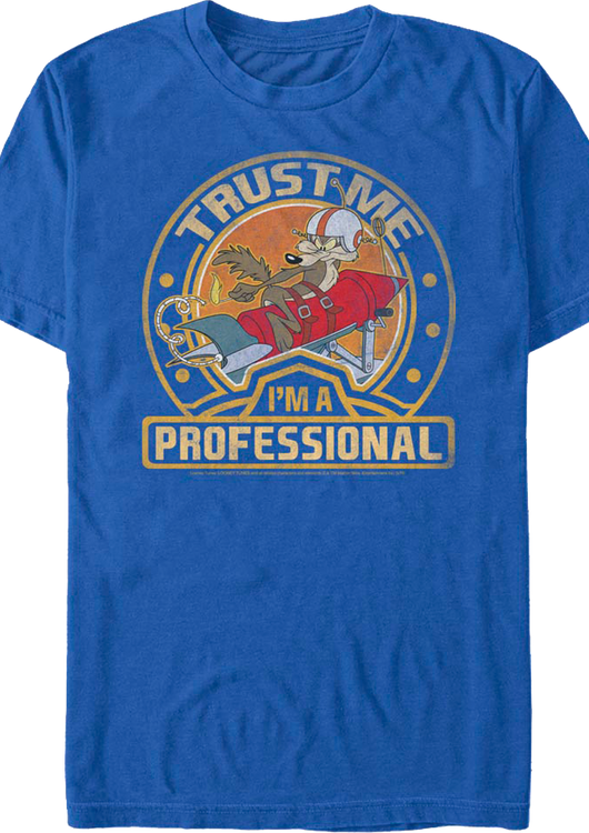 Wile E. Coyote Trust Me I'm A Professional Looney Tunes T-Shirt - main product image