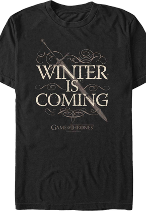 Winter Is Coming Game Of Thrones T-Shirt
