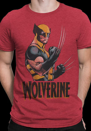 Wolverine Adamantium Claws Marvel Comics T-Shirt