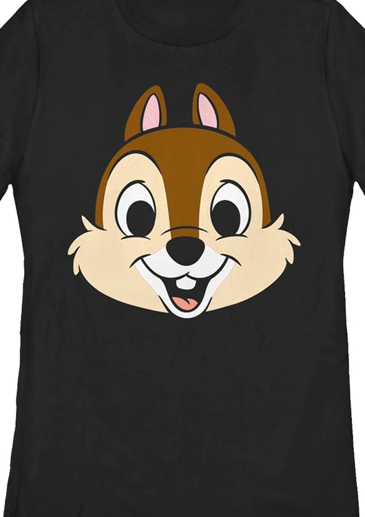 Black Women Black Chip's Head Chip 'n Dale Rescue Rangers Shirt - main product image