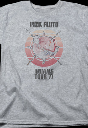 Womens Animals Tour 1977 Pink Floyd Shirt