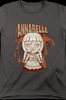 Womens Animated Annabelle Conjuring Shirt