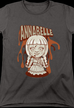 Womens Animated Annabelle Conjuring Shirt