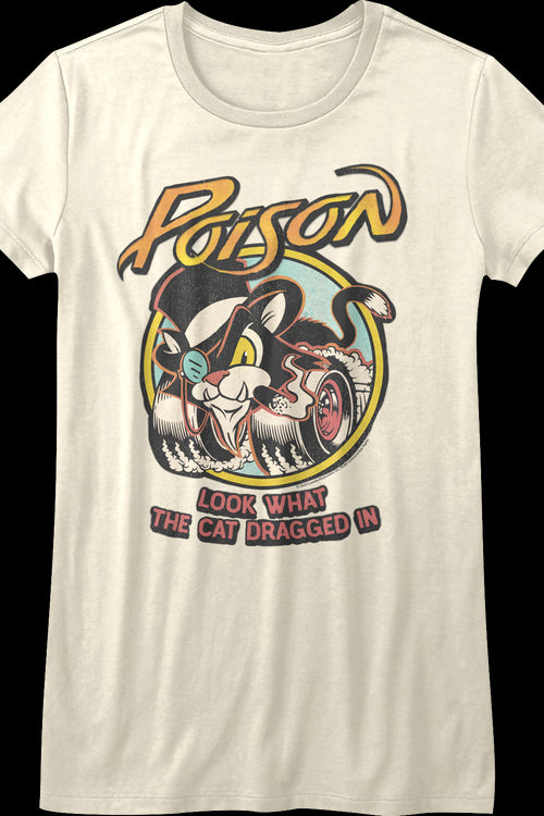 Womens Animated Look What The Cat Dragged In Poison Shirtmain product image