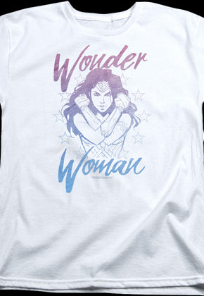 Womens Arms Crossed Wonder Woman Shirt