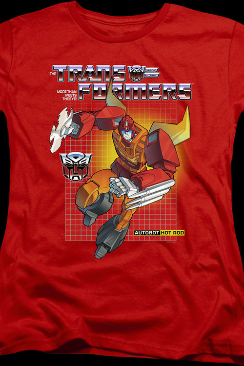 Womens Autobot Hot Rod Transformers Shirtmain product image