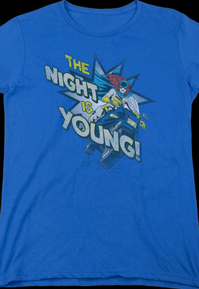 Womens Batgirl The Night Is Young DC Comics Shirt