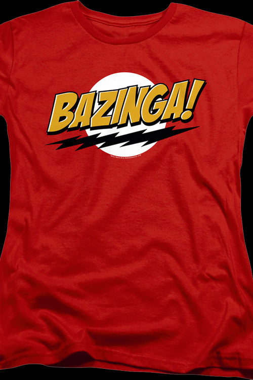 Womens Bazinga Big Bang Theory Shirtmain product image