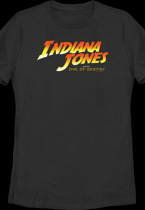 Womens Black Indiana Jones and the Dial of Destiny Shirt