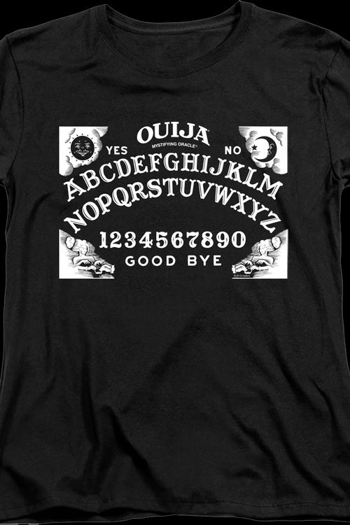 Womens Black Ouija Board Shirtmain product image