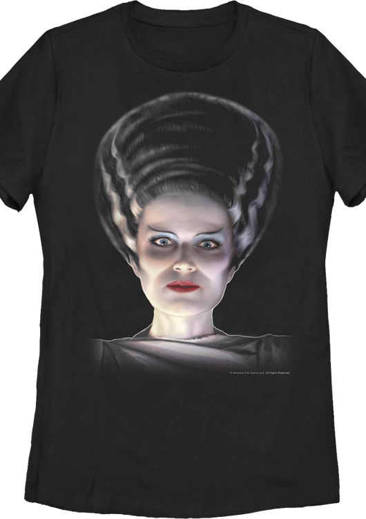 Womens Brought To Life Bride Of Frankenstein Shirt - main product image