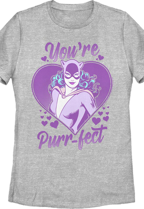 Womens Catwoman You're Purr-fect DC Comics Shirt
