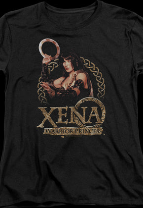 Womens Chakram Xena Warrior Princess Shirt