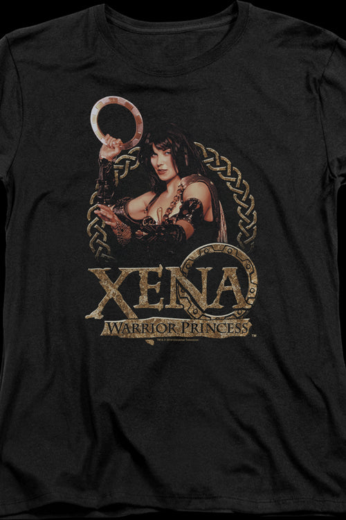 Womens Chakram Xena Warrior Princess Shirtmain product image
