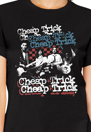 Womens Checkerboard Cheap Trick Shirt