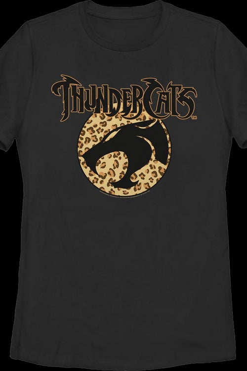 Womens Cheetah Print Logo ThunderCats Shirtmain product image